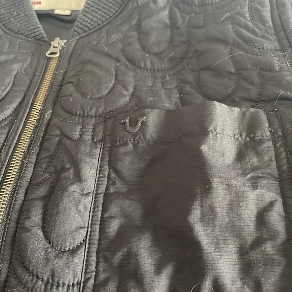 MEN’S black spring True Religion jacket - Picture 4 of 5